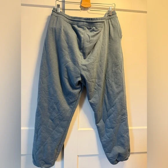 Eddie Bauer Women’s Blue Fleece Lined Jogger Sweatpants Sz XL Cozy Loungewear - Picture 3 of 7